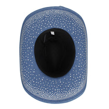 Cargar imagen en el visor de la galería, Cowboy Hat Denim Rhinestone Cowgirl Fashion Hat
