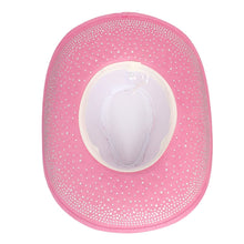 Cargar imagen en el visor de la galería, Cowboy Hat Pink Rhinestone Cowgirl Fashion Hat
