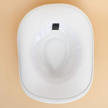 Cargar imagen en el visor de la galería, Cowboy Hat White Pinched Cowgirl Fashion Hat
