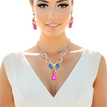 Cargar imagen en el visor de la galería, Crystal Collar Multi Stone Necklace for Women
