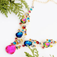 Load image into Gallery viewer, Crystal Collar Multi Stone Necklace for Women
