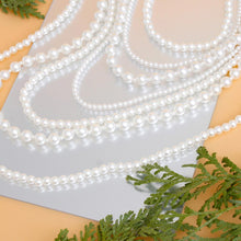 Load image into Gallery viewer, Pearl Necklace White 7 Strand Long Set for Women
