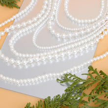 Cargar imagen en el visor de la galería, Pearl Necklace White 7 Strand Long Set for Women
