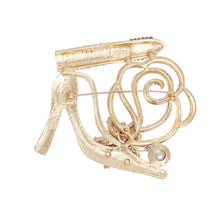 Load image into Gallery viewer, SGRHO Luminous Lipstick High Heel Blue Brooch
