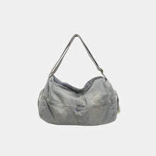 Cargar imagen en el visor de la galería, Adjustable Strap Denim Tote Bag
