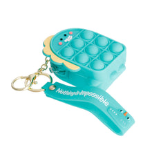 Cargar imagen en el visor de la galería, Aqua Dino Bubble Pop Keychain

