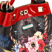 Cargar imagen en el visor de la galería, Nicole Lee USA Flower Pattern Adjustable Strap Backpack Bag
