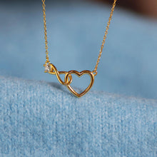 Load image into Gallery viewer, Heart Shape Zircon 18K Gold-Plated Necklace
