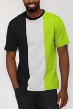 Cargar imagen en el visor de la galería, Weiv Mens Color Block T Shirt
