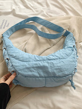 Cargar imagen en el visor de la galería, Lace-Up Polyester Crossbody Bag
