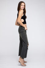 Cargar imagen en el visor de la galería, Distressed Vintage Washed Wide Leg Pants
