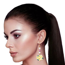 Load image into Gallery viewer, Dozen Clay Flower Bouquet Earrings
