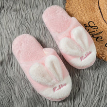 Load image into Gallery viewer, Rabbit Ears Round Toe Slippers
