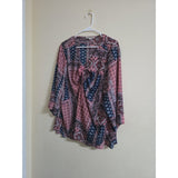 Violet + Claire Women's Plus Size Boho Blouse - PREOWNED