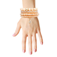 Load image into Gallery viewer, Light Brown Pineapple Charm Bracelets
