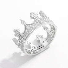 Load image into Gallery viewer, Crown Shape Zircon 925 Sterling Silver Ring
