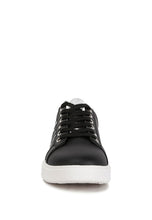 Load image into Gallery viewer, Claude Faux Leather Back Panel Detail Sneakers
