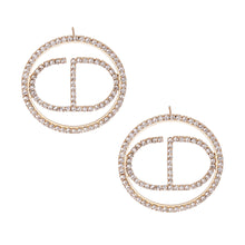Cargar imagen en el visor de la galería, Gold Metal Round CD Studs
