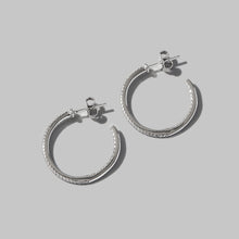 Cargar imagen en el visor de la galería, Zircon 925 Sterling Silver C-Hoop Earrings
