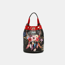 Cargar imagen en el visor de la galería, Nicole Lee USA Flower Pattern Adjustable Strap Backpack Bag
