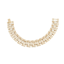Cargar imagen en el visor de la galería, Iced Gold Watch Band Chain Bracelet
