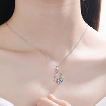 Load image into Gallery viewer, 2 Carat Moissanite Heart 925 Sterling Silver Necklace
