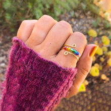 Load image into Gallery viewer, 925 Sterling Silver Bead Wrap Ring
