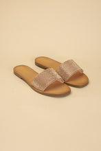 Load image into Gallery viewer, JUSTICE-S RHINESTONE SLIDES
