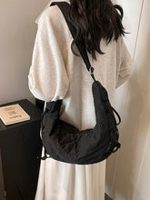 Cargar imagen en el visor de la galería, Lace-Up Polyester Crossbody Bag
