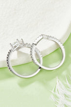 Load image into Gallery viewer, 1 Carat Moissanite 925 Sterling Silver Double Layered Ring
