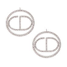 Cargar imagen en el visor de la galería, Silver Metal Round CD Studs
