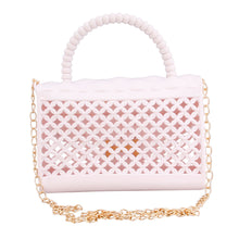Load image into Gallery viewer, White Jelly Top Handle Mini Crossbody
