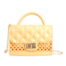 Load image into Gallery viewer, Yellow Jelly Top Handle Mini Crossbody
