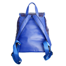 Cargar imagen en el visor de la galería, Backpack Blue Croc Flap Bag Set for Women
