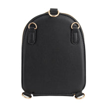 Cargar imagen en el visor de la galería, Black Flower Mini Backpack
