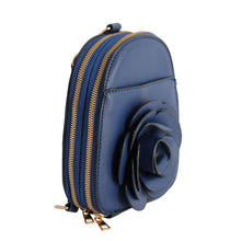 Cargar imagen en el visor de la galería, Navy Flower Mini Backpack
