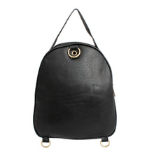 Cargar imagen en el visor de la galería, Backpack Black Rounded Small Handbag for Women
