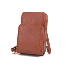 Load image into Gallery viewer, Camel Triple Pocket Crossbody
