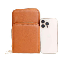 Load image into Gallery viewer, Camel Triple Pocket Crossbody
