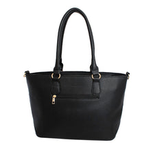 Cargar imagen en el visor de la galería, Tote Black and White Stripe Handbag for Women

