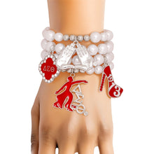 Load image into Gallery viewer, Updated DST White Pearl Charm Bracelets for Women
