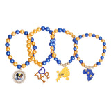 Blue and Gold Pearl SGRHO Bracelet Set
