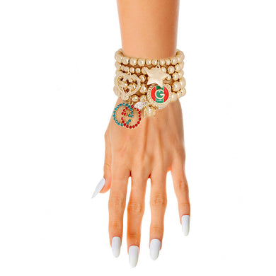 Gold Luxury-Inspired Bracelets