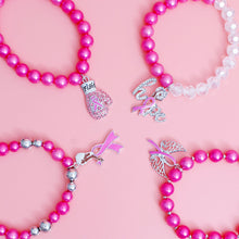 Cargar imagen en el visor de la galería, Breast Cancer Pink Pearl Fight 4 Pc Bracelets
