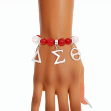 Cargar imagen en el visor de la galería, DST Bracelet Red Bead Delta Charm Bracelet for Women
