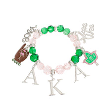 Cargar imagen en el visor de la galería, Pink Green Bead AKA SKEE WEE Bracelet
