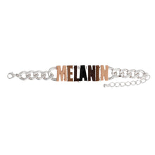 Cargar imagen en el visor de la galería, MELANIN Silver Chain Bracelet
