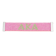Cargar imagen en el visor de la galería, AKA Sorority Pink Rhinestone Magnetic Bracelet
