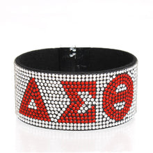 Cargar imagen en el visor de la galería, DST Sorority Clear Rhinestone Magnetic Bracelet
