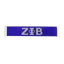 Cargar imagen en el visor de la galería, ZPB Sorority Blue Rhinestone Magnetic Bracelet
